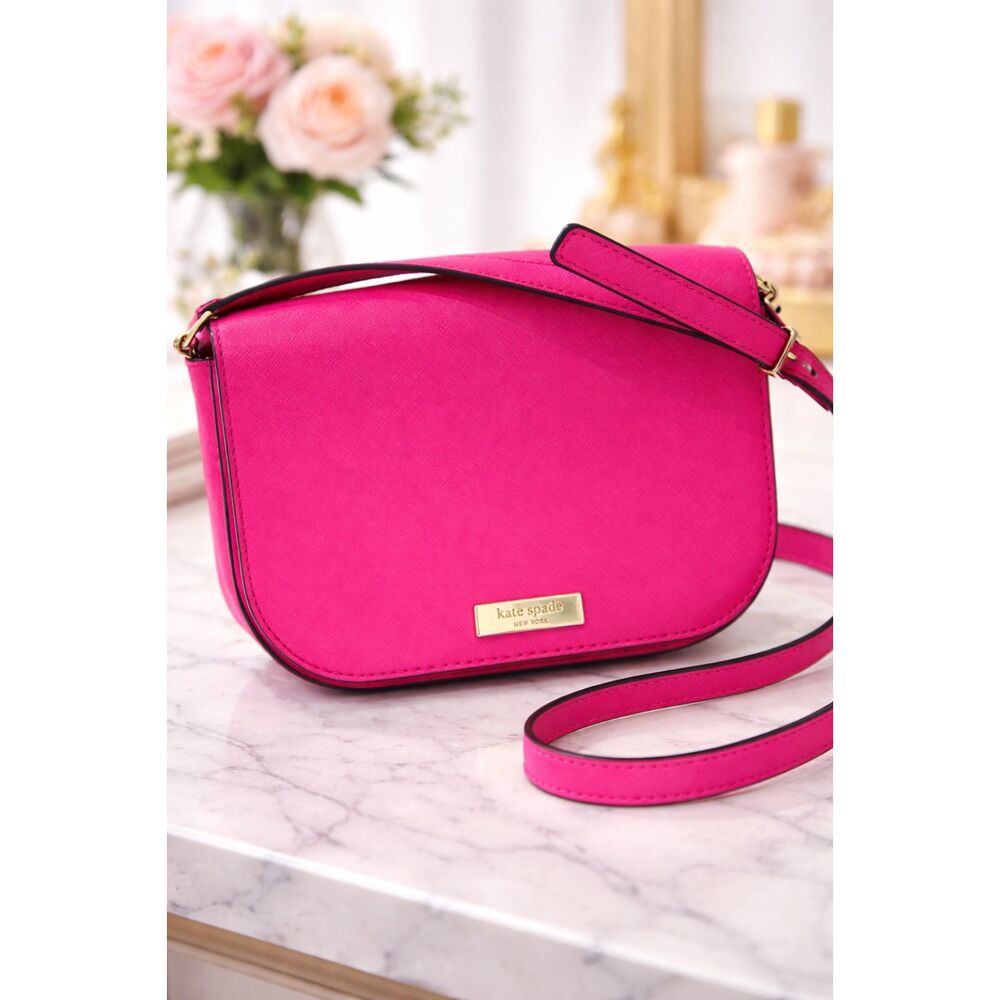 Kate Spade Laurel Way Pink Carsen Crossbody Purse